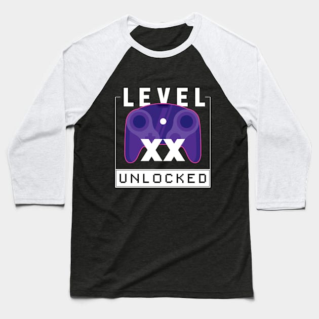 LEVEL XX UNLOCKED Baseball T-Shirt by GoshaDron